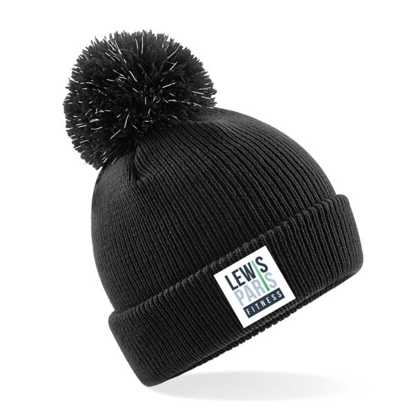 Junior reflective bobble beanie Thumbnail