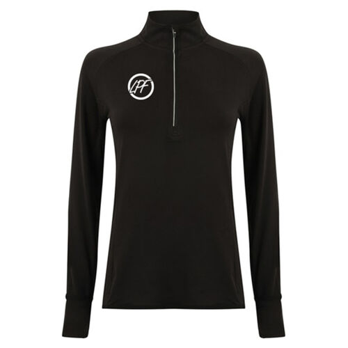 Lewis Paris Fitness - Ladies Long Sleeve Zip Neck Performance Top Thumbnail