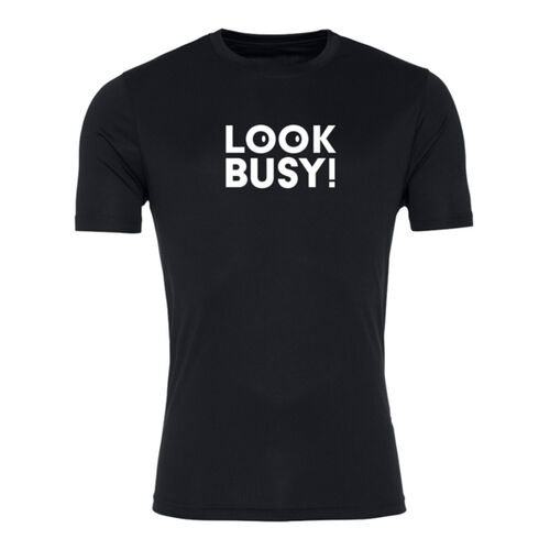 Mens - Look Busy T-Shirt 2 Thumbnail