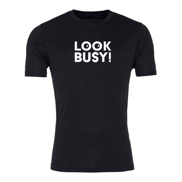 Mens - Look Busy T-Shirt 2 Thumbnail